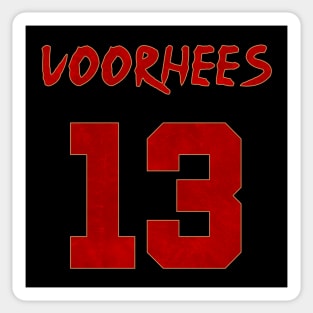 Jason Voorhees 13 Sticker